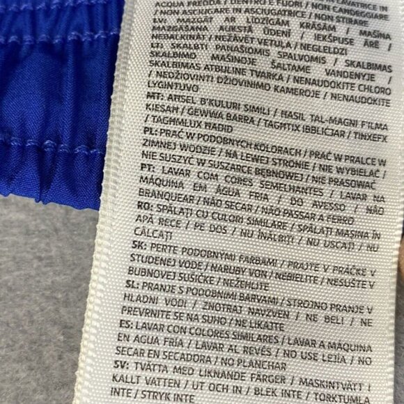 YoungLA W 153 Swift Shorts Womens Size Large Royal‎ Blue W153 Waist 32 Inseam 4" - Picture 11 of 12